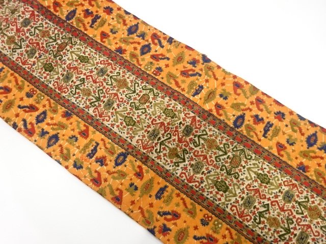 JAPANESEKIMONO / ANTIQUE 更KIMONO FOR SUMMER PATTERN NAGOYA OBI (MAY BE